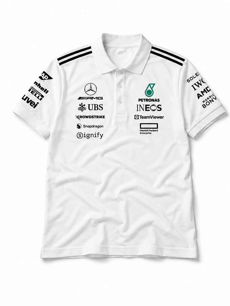 Mercedes White Oversized Team T-shirt