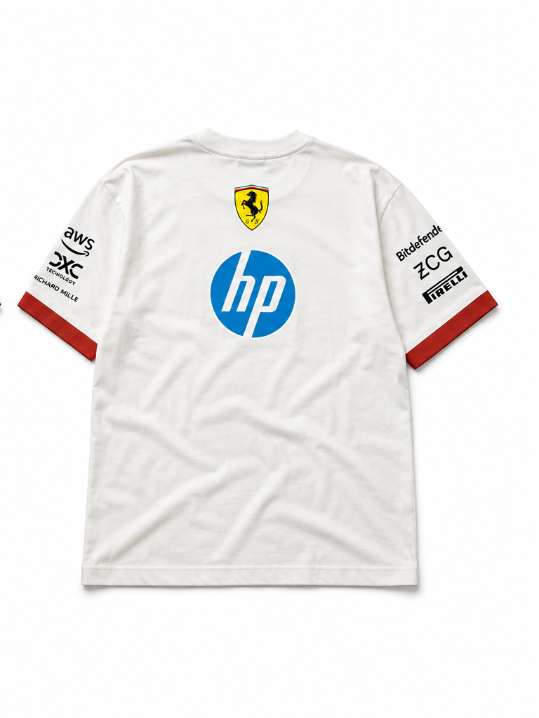 SF White Oversized T-shirt Back