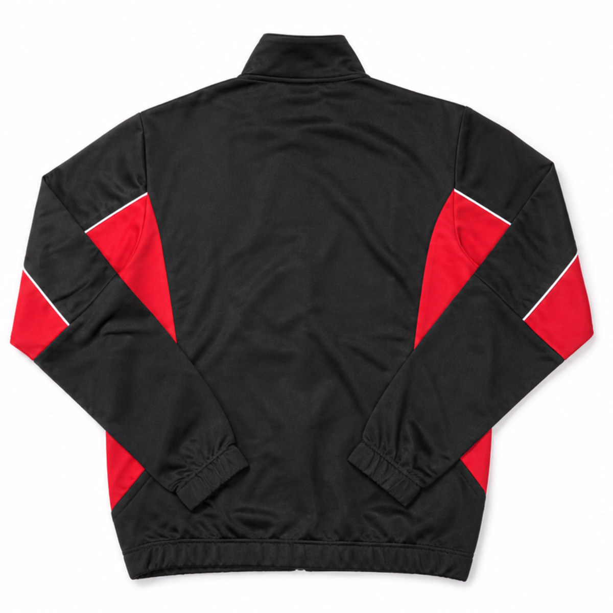 Black and Red Retro Track Jacket Back