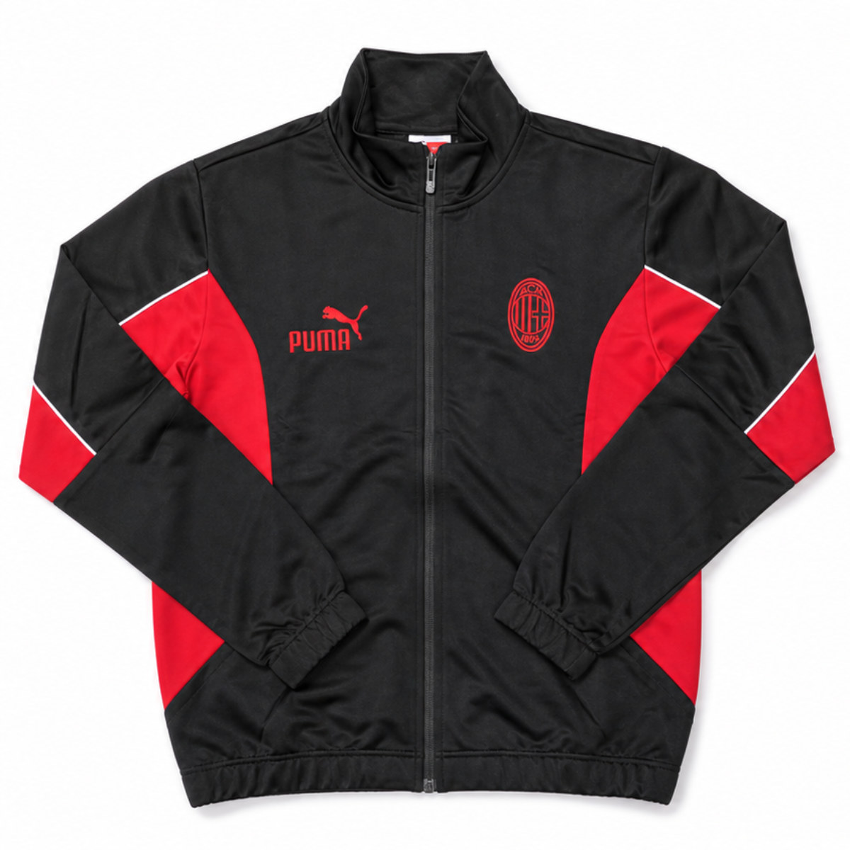 Black and Red Retro Track Jacket