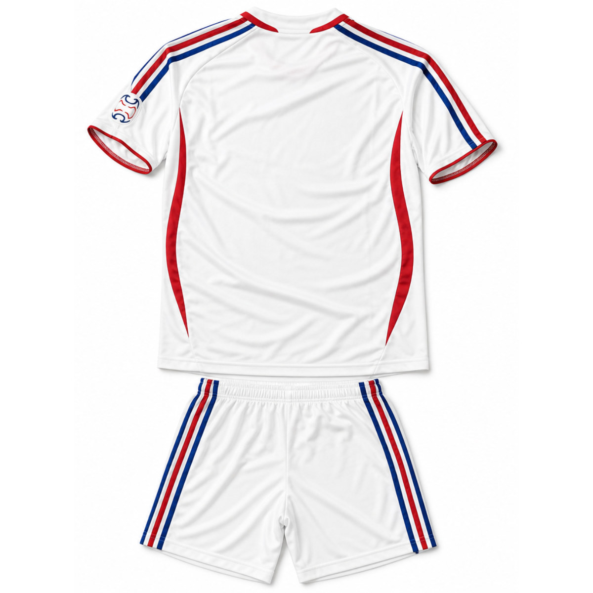 France Away Retro Jersey Back