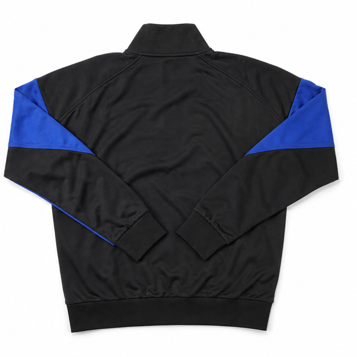 Black and Blue Retro Track Jacket Back