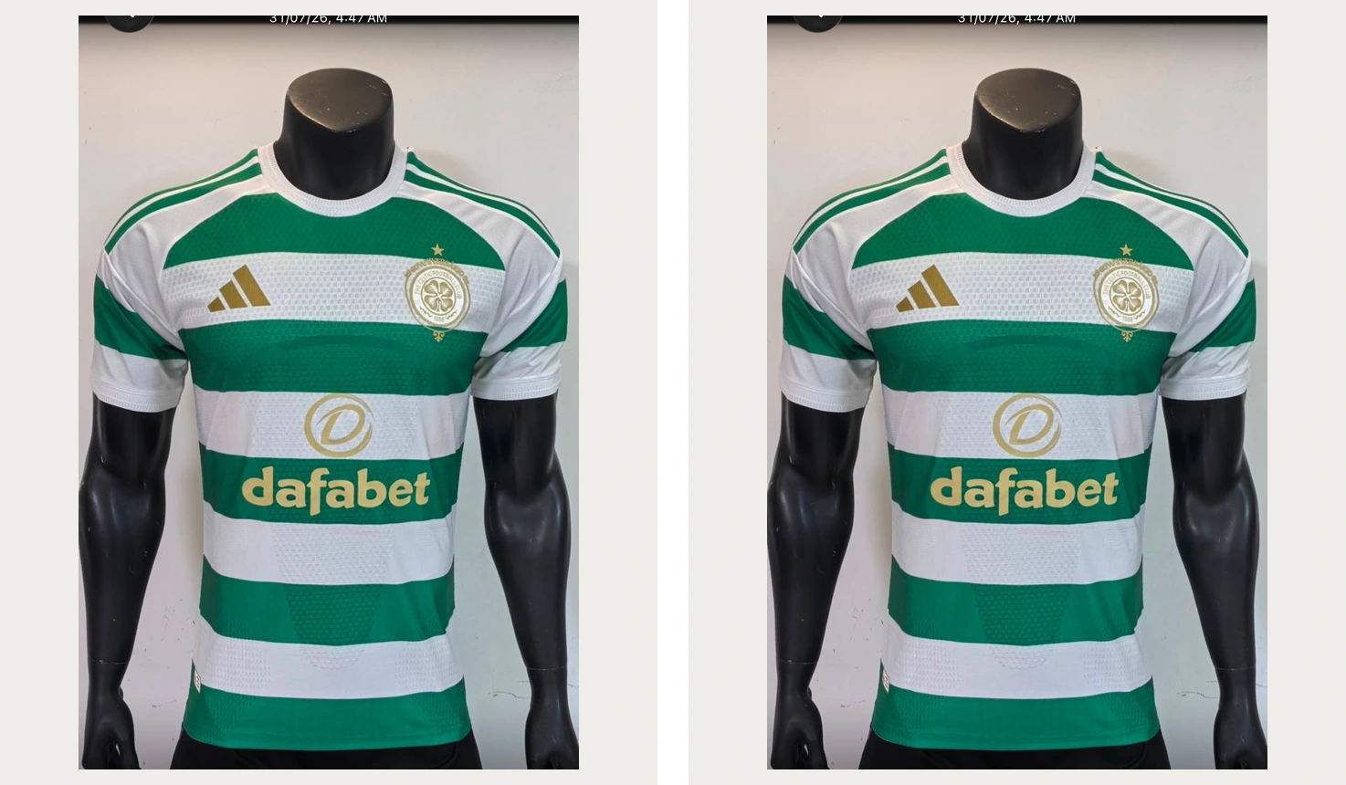 Celtic Jersey Front